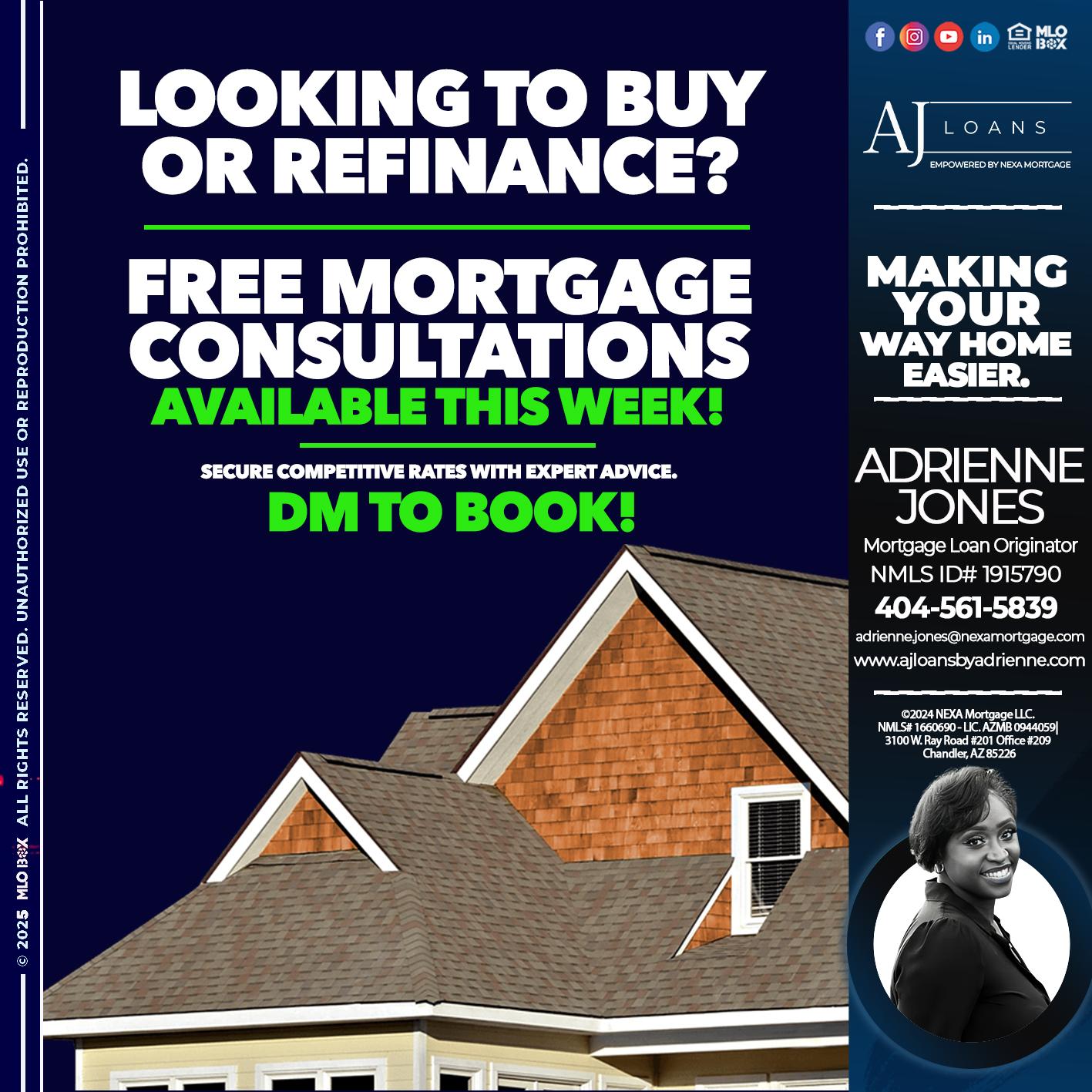 LOOKING TO BUY - Adrienne Jones -Mortgage Loan Originator