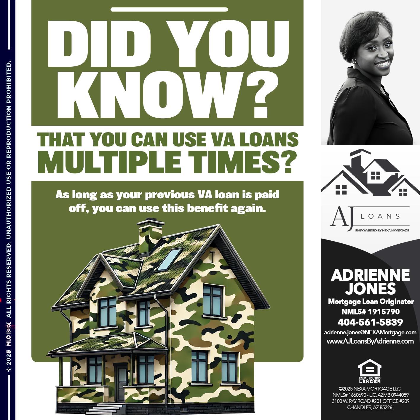 Did You Know? - Adrienne Jones -Mortgage Loan Originator