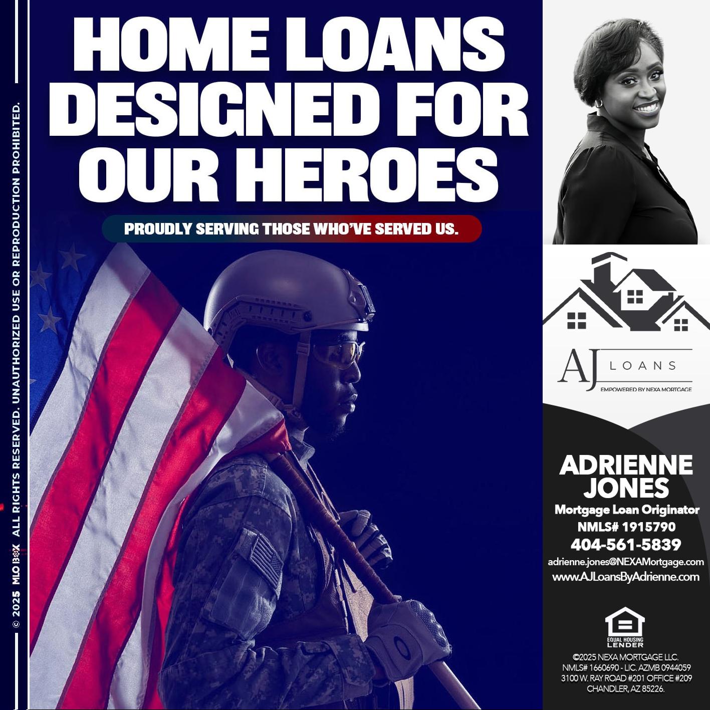 HOME LOAMS VA - Adrienne Jones -Mortgage Loan Originator