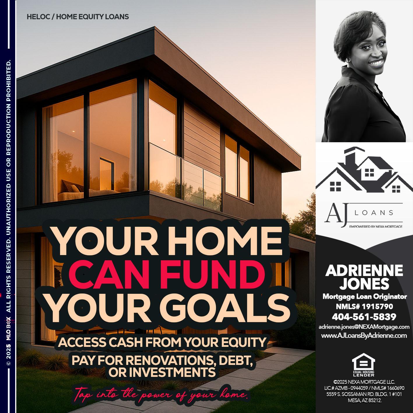 HELOC - Adrienne Jones -Mortgage Loan Originator