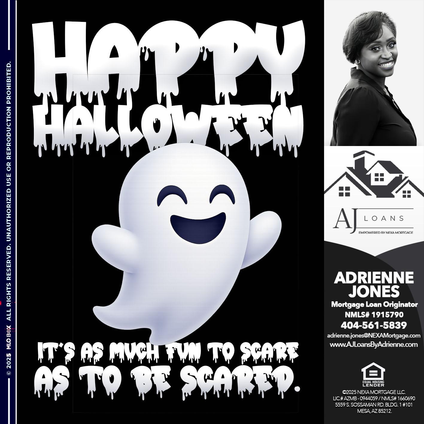 happy halloween - Adrienne Jones -Mortgage Loan Originator